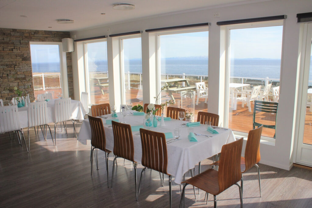 Varanger Panorama Dining Area With Outside Cafe