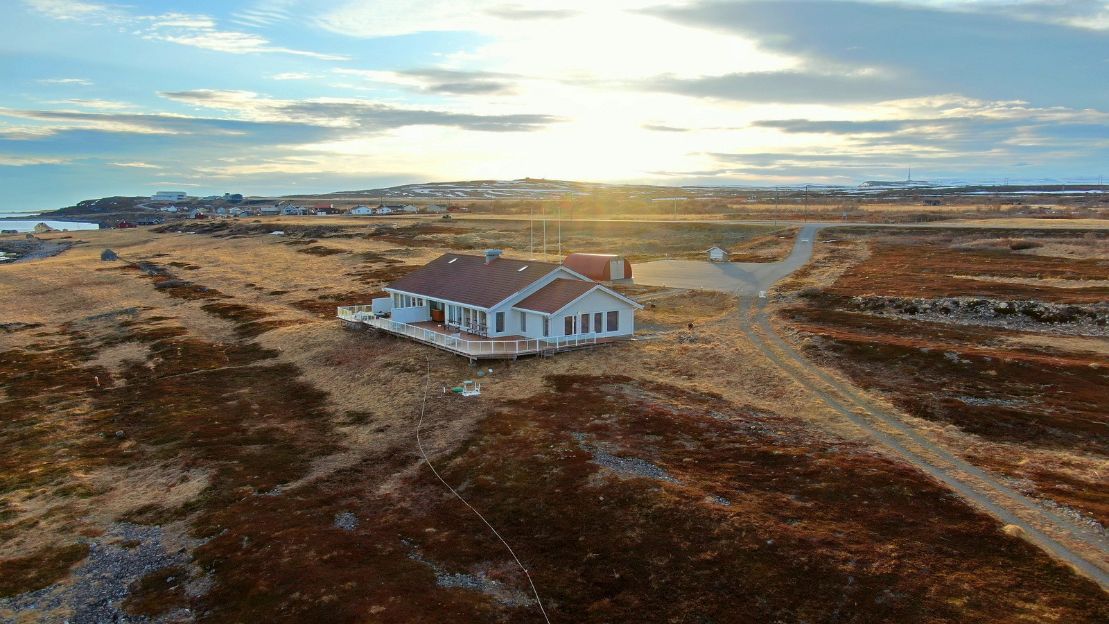 Varanger Panorama With Midnigh Sun